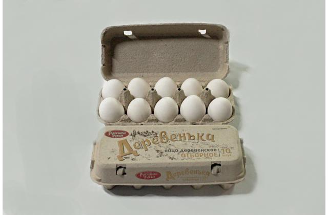 Яйцо куриное столовое Отборной категории "Деревенские" 