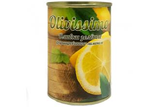 Оливки Оливиссимо 280г лимон жб