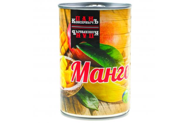 Ломтики манго Пан Консервычъ в легком сиропе 425мл/425г